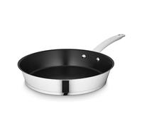 Tower Good Food in Partnership GF900263 Poêle à frire 30 cm avec revêtement anti-adhésif en céramique 10 fois plus résistant Compatible induction Passe au four Acier inoxydable