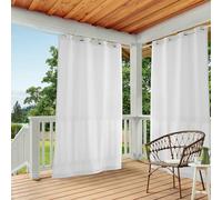 Town & Country Basics Exclusive Home Paire de Rideaux en Polyester, Polyester, Blanc Hivernal, 54x120