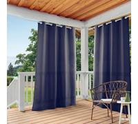 Town & Country Basics Exclusive Home Paire de Rideaux en Polyester, Polyester, Bleu Marine, 54x96