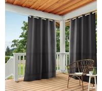 Town & Country Basics Exclusive Home Paire de Rideaux en Polyester, Polyester, Charbon, 54x84