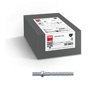 TOX Ancre à visser Sumo Max 1 AG 6x35 mm, avec filetage de raccordement M8, acier galvanisé, homologué par la surveillance des chantiers pour la fixation d'éléments non porteurs, 100 pièces, 041101801