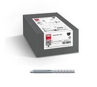 TOX Ancre à visser Sumo Max 1 AG A4 10x140 mm, avec filetage de raccordement M10, acier inoxydable A4 pour différentes profondeurs de montage, homologué pour les charges lourdes, 50 pièces, 041171551