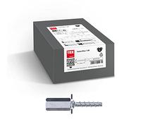 TOX Ancre à visser Sumo Max 1 IM 6x35 mm, avec filetage intérieur M8/M10, acier galvanisé, homologué pour la fixation multiple d'éléments de construction non porteurs, 50 pièces, 041101701
