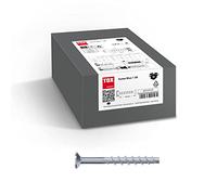 TOX Ancre à visser Sumo Max 1 SK 10x90 mm, tête fraisée, acier galvanisé pour différentes profondeurs de montage, homologué par les autorités de construction pour charges lourdes, 50 pièces, 041101491