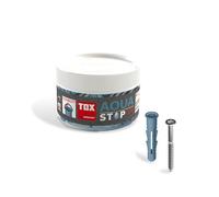 TOX Cheville d'étanchéité universelle Aqua Stop Pro 8/50 + vis 6x70 mm Lot 20
