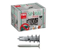 TOX Bouchon pour plaques de plâtre TOX Spiral Plus 37-4 + vis 4,5 x 50 mm Quantité:50