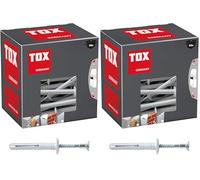 TOX Cheville à Frapper métal Attack Metal 6 x 35 mm, 50 pièces, 019102131 (Lot de 2)