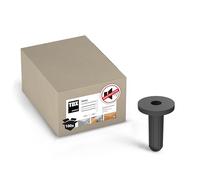 TOX Cheville d'insonorisation avec collerette Sonic KB 10/30, cheville pour insonorisation avec enrobage caoutchouc, pour sous-constructions et constructions insonorisantes, 100 pièces, 018100102