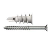 TOX Cheville pour plaques de plâtre Spiral 32 mm avec vis 50 pièces