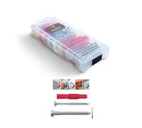 TOX L-BOXX Micro Allround Tri 6/10 + S en boîte de tri empilable et encliquetable, avec chevilles universelles TRI 6/36 et 10/61 + vis adaptées, 130 pièces, 094901803