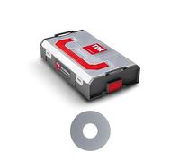 TOX L-BOXX Mini assortiment de rondelles DIN 125, adaptable individuellement, empilable & encliquetable entre elles, y compris rondelles en U de différentes dimensions, 900 pcs., 094903200