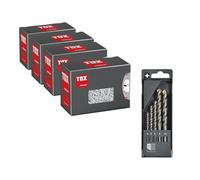 TOX Set TRIKA pour fixations sûres + vis, in oret pierre (5 pcs.) pour perçage rotatif et à percussion, 011909042