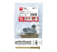 TOX TOX Fixation WC sur pied Toilette blanc/chrome Quantité:50