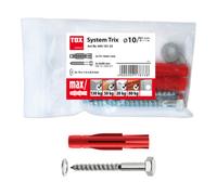 TOX TOX Kit de montage Système Trix 10x61 mm Quantité:50