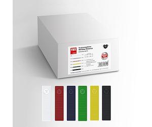 TOX Window Distance cales de vitrage assortiment 600 pcs, cales d'espacement multicolores en plastique, charge jusqu'à 3 tonnes, polypropylène, chaque taille 100 pcs, 1 carton, 065100101