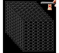 Toxvanne Ruban Double Face Transparent, 600 Pièces Adhésives Petites, Pads Adhésifs Double Face Extra Forts pour Fixer Décorations, Photos et Fournitures de Bricolage à la Maison et au Bureau