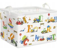 TOY BASKET Bac pour enfants 36L pliable avec motif alphabet 40x30x30
