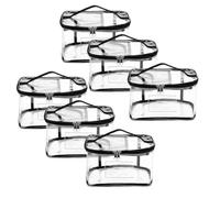Toy Organizer Bags | 6 Pieces Clear Blocks Organizer with Label and Pocket