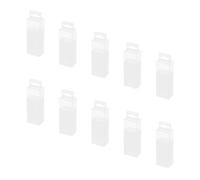 TOYANDONA 10 Pièces Boîte de Rangement Plastique Extensible pour Forets et Fraises à Chanfreiner, Organisateur Compartiments Internes et Couvercle Transparent pour Atelier ou Boîte à Outils