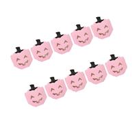 TOYANDONA 10 Pièces Boîte Présent Multifonction en Papier Rose de Citrouille pour Halloween Boîte à Bonbons Décorative pour Décorations Saisonnières et Petits Présents