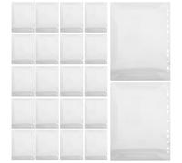TOYANDONA 10 Pièces Pages Transparentes pour Partitions A4 en Plastique, Rangement Portable pour Documents et Feuilles de Musique, pour Enseignants et Interprètes