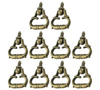 TOYANDONA 10 Pièces Poignée de Tiroir Micro Antique en Alliage de Zinc | Mini-tire-objets Rétro, Installation Facile, sans Bavure, pour Petit Mobilier et Armoire, Style Classique