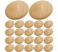 TOYANDONA 100 Bouchons en Bois pour Trous de Meubles, Cache Meuble Léger et Solide, 30x25mm, 100 Pièces, pour Armoires et Bureaux