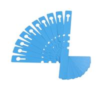 TOYANDONA 100 Étiquettes D'arbre en Pvc Bleu Imperméables, Surface D'écriture Large, pour Jardinage et Jardin Botanique, Marqueurs de Plante Résistants aux Intempéries