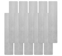 TOYANDONA 10pièces Plaques de Soupape à Lamelles Acier Inoxydable pour Compresseur Air Kit Remplacement à Connexion Directe Adaptateur et Extensions de Tige de Valve pour Double Roue