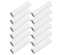 TOYANDONA 12 Pièces Cache Douille E14 pour Lustre Européen, Tube Bougie | Pièce de Restauration Décorative, Structure en Fer, Motif Larme, Remplacement Simple pour Tubes Européens