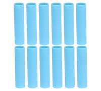 TOYANDONA 12 Pièces Manchon en Silicone Antidérapant Prévient la Rotation Chute Grip Fin et Coussin de Confort Dimensions 40x10 Mm pour Stylo et Crayon pour Bureau et Classe