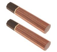 TOYANDONA 2 Pièces Lot Manche Sashimi pour Couteau en Bois, Octogonal | Remplacement pour Réparation, Surface Polie et Texture Fine, Connexion Sûre Lame, Usage la Cuisine