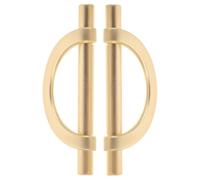 TOYANDONA 2 Pièces Poignée de Meuble en Alliage de Zinc Doré | Style Moderne, Forme Délicate Créative, Décorative et Pratique, Facile à Installer, pour Ameublement Domestique