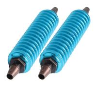 TOYANDONA 2 Pièces Refroidisseur d'air pour Réservoir de Carburant 1:10 et 1:8 en Métal Bleu, Améliore la Dissipation Thermique pour Voitures de Course Haute Performance
