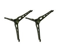 TOYANDONA 2 Pièces Support de Sapin de Noël en Abs 1, 2m Pince Réglable | Structure Triangulaire Élargie, Pieds Antidérapants en Caoutchouc, Usage Intérieur pour Sols en Bois