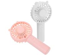 TOYANDONA 2 Pièces Ventilateur Portable Fonctionnement Silencieux USB Rechargeable avec 3 Vitesses et 7 Pales Plage et Sandales Femme