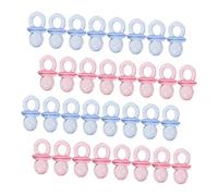 TOYANDONA 200pièces Mini-tétines pour Shower Jeu de Décorations de Table Cadeaux de Fête Thème des Tétines Inclus pour Garçons et Filles