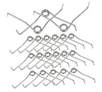 TOYANDONA 20pcs Ressorts de Sécateur en Acier Inoxydable Ressorts Incurvés Gauche et Droit pour Cisaille à Élaguer Remplacement Précis pour Outil de Jardin