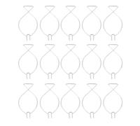 TOYANDONA 24 Pièces Crochet de Plafond pour Cintre, Clips de Grille | Installation Facile, Usage Bureau et Mariage, Support Suspendu Robuste, pour Décoration et Jardinière