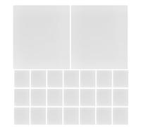 TOYANDONA 24 Pièces Planche à Tracer pour Stylo 3d Réutilisable en PVC | Surface de Travail Sûre pour Débutants, Usage Maison et Dessin, Feuille de Calque Transparente