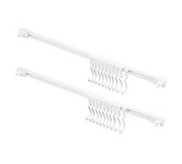 TOYANDONA 2ensemble Support Suspendu Pour Casseroles Barre De Suspension Crochet Mural Pour Ustensiles De Cuisine Crochet Mural De Cuisine Coulissant Pour Rangement Pratique De Suspension