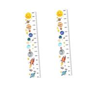 TOYANDONA 2pièces Sticker Mural Amovible De Mesure De Hauteur Pour Garçon Fille Décoration Murale Autocollante Échelle De Croissance Amusante Pour Chambre Garçon Fille Et Salle De Jeux