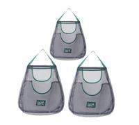 TOYANDONA 3pièces Sacs Suspendus Filet pour Ail Oignons Organisateurs de Cuisine Murale Respirante Contenantiers de Rangement pour Légumes Réutilisables