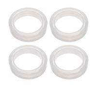 TOYANDONA 4 Pièces Anneau Diffuseur Parfumé en Silicone pour Ampoule, | Diffusion par Chaleur, Résistant aux Hautes Températures, Design Compact, pour Lampe Halogène Incandescence