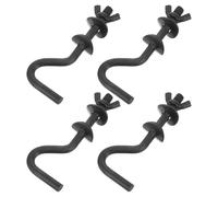 TOYANDONA 4 Pièces Kit Crochets Suspendus Robustes pour Hamac Chaise Balançoire et Support Extérieur Accessoires de Remplacement pour Fauteuil de Jardin