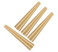 TOYANDONA 4 Pièces Pied Robuste en Cuivre Conique pour Meubles, Support Stable et Facile à Nettoyer, pour Plateaux à Bijoux et Projets de Décoration Intérieure