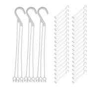 TOYANDONA 40 Pièces Crochets Plastique Suspendus pour Pots de Fleurs Chaînes Supports Jardinières Solides pour Balcon Jardin Intérieur Extérieur Suspension Sécurisée Plantes Mangeoires et