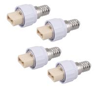 TOYANDONA 4pièces Adaptateur Douille à Lot de Convertisseur de Support Ampoule Vis pour Lampes de Table et Plafonniers Compatible LED et Halogène Compact et Facile à Installer