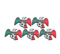 TOYANDONA 5 Pièces Pins Coupe du Monde 2026 en Alliage de Zinc, Décoration de Paquet à Dos Réutilisable et Collectible pour Événements, Présent pour Fans de Football