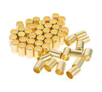 TOYANDONA 50 Pièces Kit de Viroles de Compression Métalliques Argenté | Connexion Sûre, Pose Facile, Usage Pneumatique et Hydraulique, Insert Précis pour Raccords, Métal Argenté